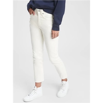 High Rise Cigarette Cords with Secret Smoothing Pockets