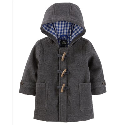 Poplin-Lined Toggle Jacket