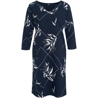Damen Sweatkleid mit 3/4-Arm