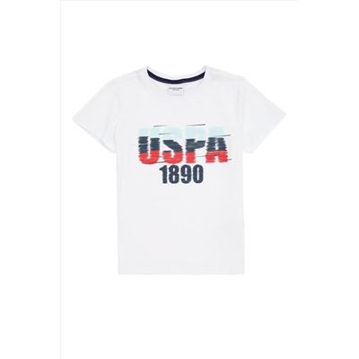 U.S. Polo Assn., Beyaz Erkek Çocuk T-Shirt