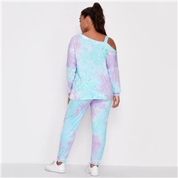 Спортивный лёгкий костюм Plus Size