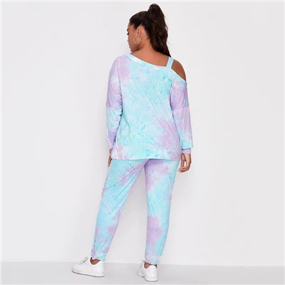 Спортивный лёгкий костюм Plus Size