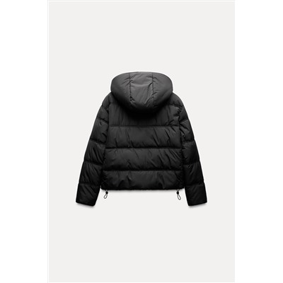WATER AND WIND PROTECTION SHORT PUFFER ANORAK