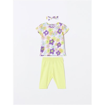 CONJUNTO 2 PIEZAS DE CAMISETA Y LEGGING ESTAMPADO