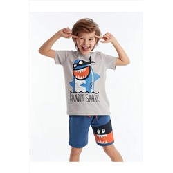 Denokids Bandit Shark Erkek Çocuk Şort Takım CFF-20Y1-023