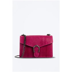 Bolso de nobuk Fucsia