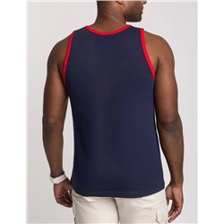 COLOR BLOCK FLAG MUSCLE TANK