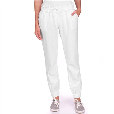 Damen Jogpants mit Leinen-Anteil