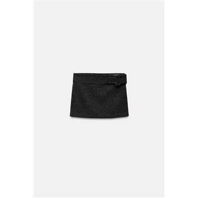 SHORT SKIRT WITH BELT
