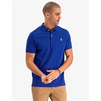 PIQUE SMALL LOGO POLO SHIRT