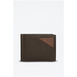 Cartera de piel Striking Marrón