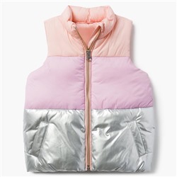 Colorblock Puffer Vest