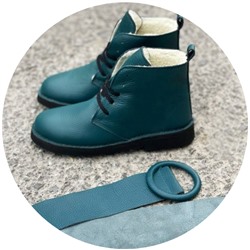 Ab.Zapatos 4619/2 Petrol+Ab.Z cinturón 130 napa Petrol АКЦИЯ