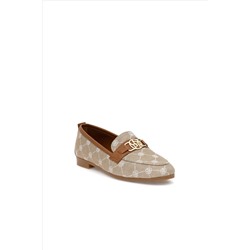 Kadın Bej Loafer