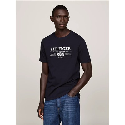 Embroidered Hilfiger Crest T-Shirt