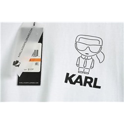 Повседневная хлопковая футболка KARL LAGERFEL*D ОРИГИНАЛ!