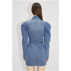 Vestido de tubo vaquero Azul claro
