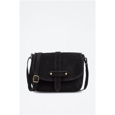 Bandolera de piel Negro - Firenze Artegiani