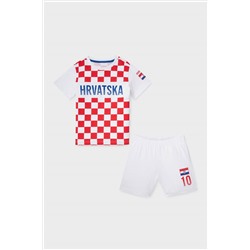 Shorty-Pyjama - Bio-Baumwolle - 2 teilig