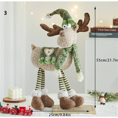 Прикольные олени 🦌 новогодняя игрушка. Статичные и на телескопических ногах
