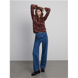 Bluse aus Chiffon