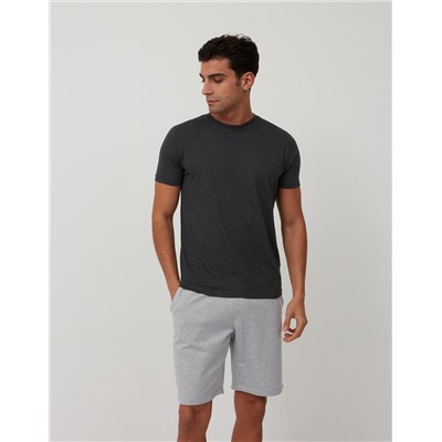 Camiseta Básica, Gris Oscuro