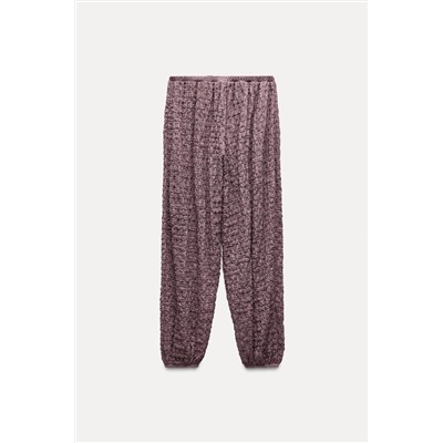 TEXTURED TROUSERS