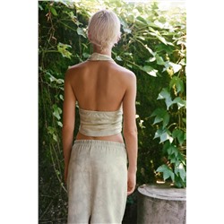 HEAVY COTTON TIE-DYE CROP TOP