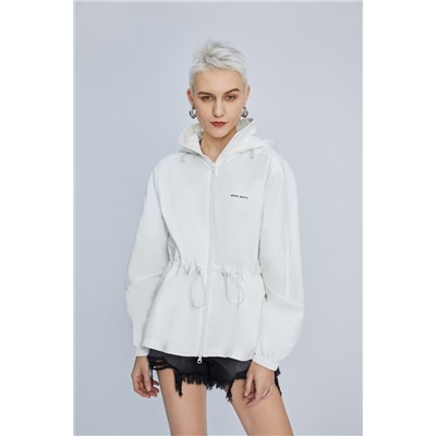 Chaqueta con capucha Blanco