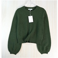 Женский вязаный крючком шерстяной свитер  MaxMar*a ОРИГИНАЛ!