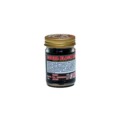 Тайский черный бальзам Black Cobra balm 50 мл / Black Cobra balm 50 ml