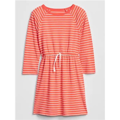 Kids Stripe Long Sleeve Dress