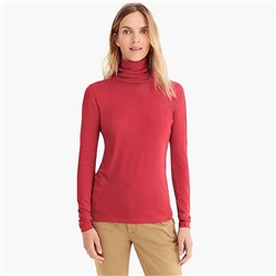 Tissue turtleneck T-shirt