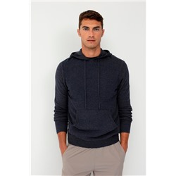 Jersey con capucha Azul oscuro jaspeado