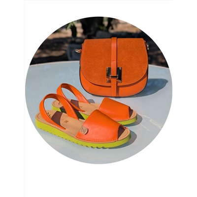 Комбо AB.ZAPATOS · 3201 naranja + AB.ZAPATOS PELLE · 2704 Naranja АКЦИЯ