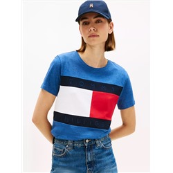 Bold Flag Logo Crewneck T-Shirt