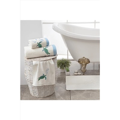 Gleam Atelier Banyo, Baş, Yüz, Ayak Havlusu 4'lü Set KDBHS1