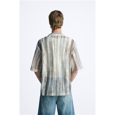 CAMISA CALADA ESTAMPADO ABSTRACTO