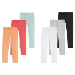 LUPILU® Kleinkinder Mädchen Leggings, 3 Stück, mit Baumwolle