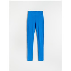 Jerseyleggings aus Rippstrick