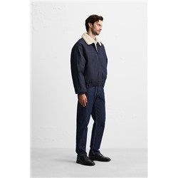 CAZADORA DENIM COMBINADA