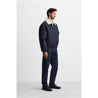 CAZADORA DENIM COMBINADA