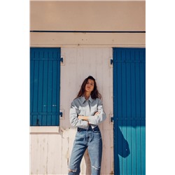 SOBRECAMISA CROPPED TACHAS