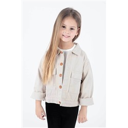 AHENGİM Kids Kız Çocuk Ceket Pamuklu Gabardin Renkli Ceket Ak2210 1-2-10001125