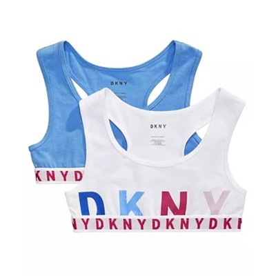 DKNY Big Girls 2-Pk. Sports Bras