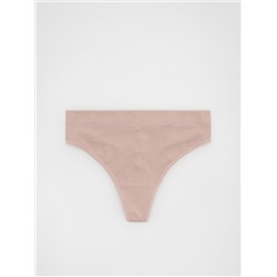 Tangas aus Rippstrick-Jersey