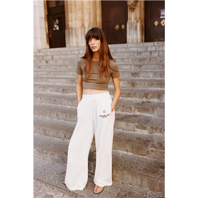 CROPPED STRETCH T-SHIRT
