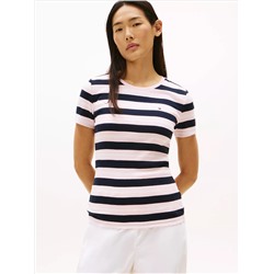 Stripe Crewneck T-Shirt