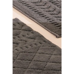 Panier 2'li Banyo Paspası - Antrasit - 60x100 cm