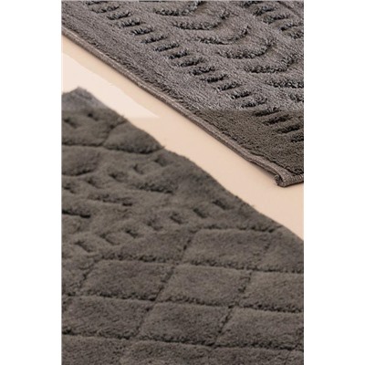 Panier 2'li Banyo Paspası - Antrasit - 60x100 cm